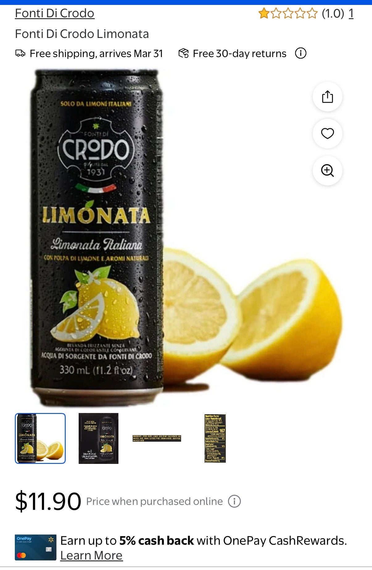 Mojito Sparkling Beverage