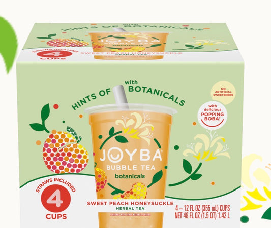 Sweet Peach Honeysuckle Flavored Tea with Botanicals