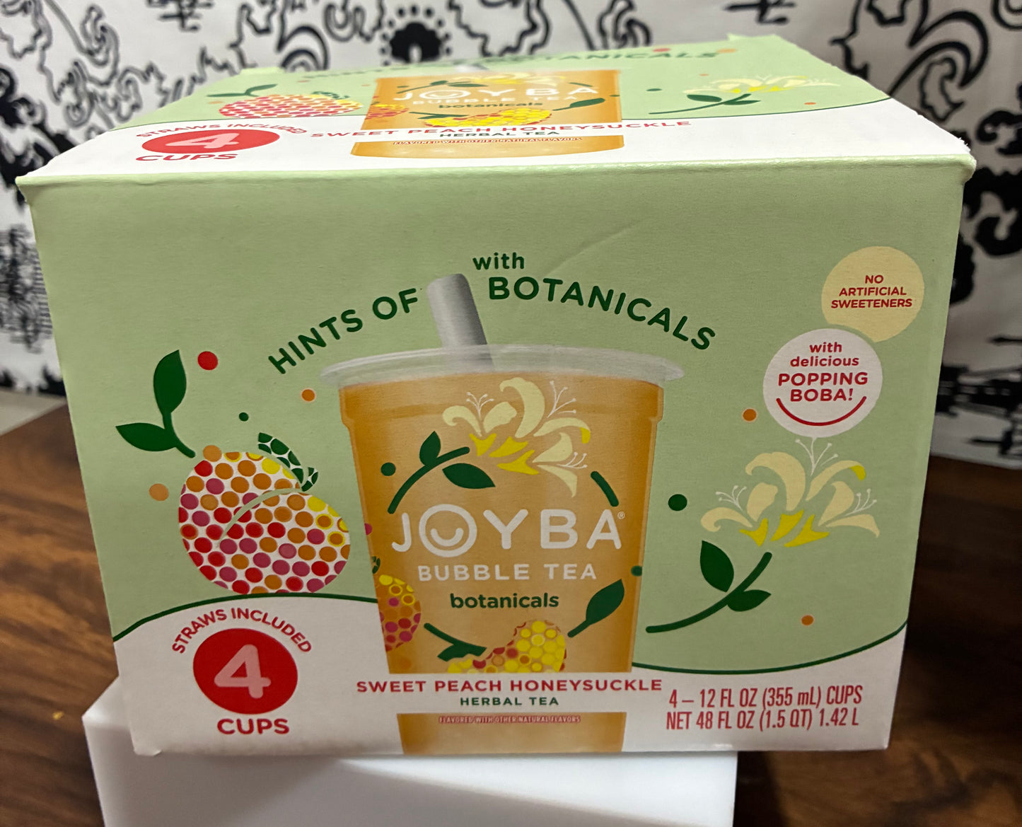 Sweet Peach Honeysuckle Flavored Tea with Botanicals