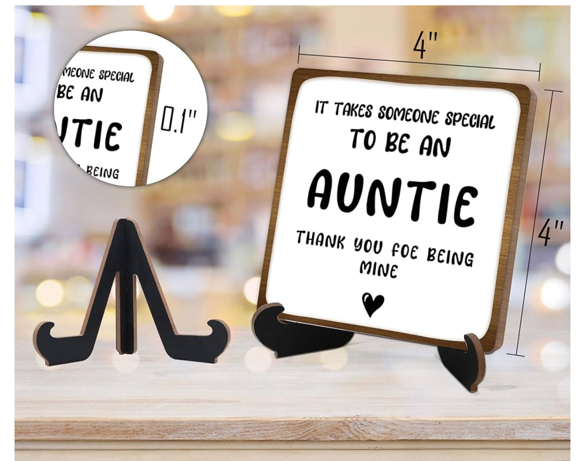 Auntie Thank You Sign