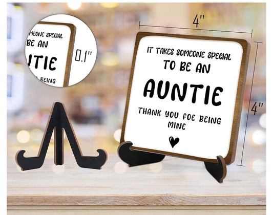 Auntie Thank You Sign