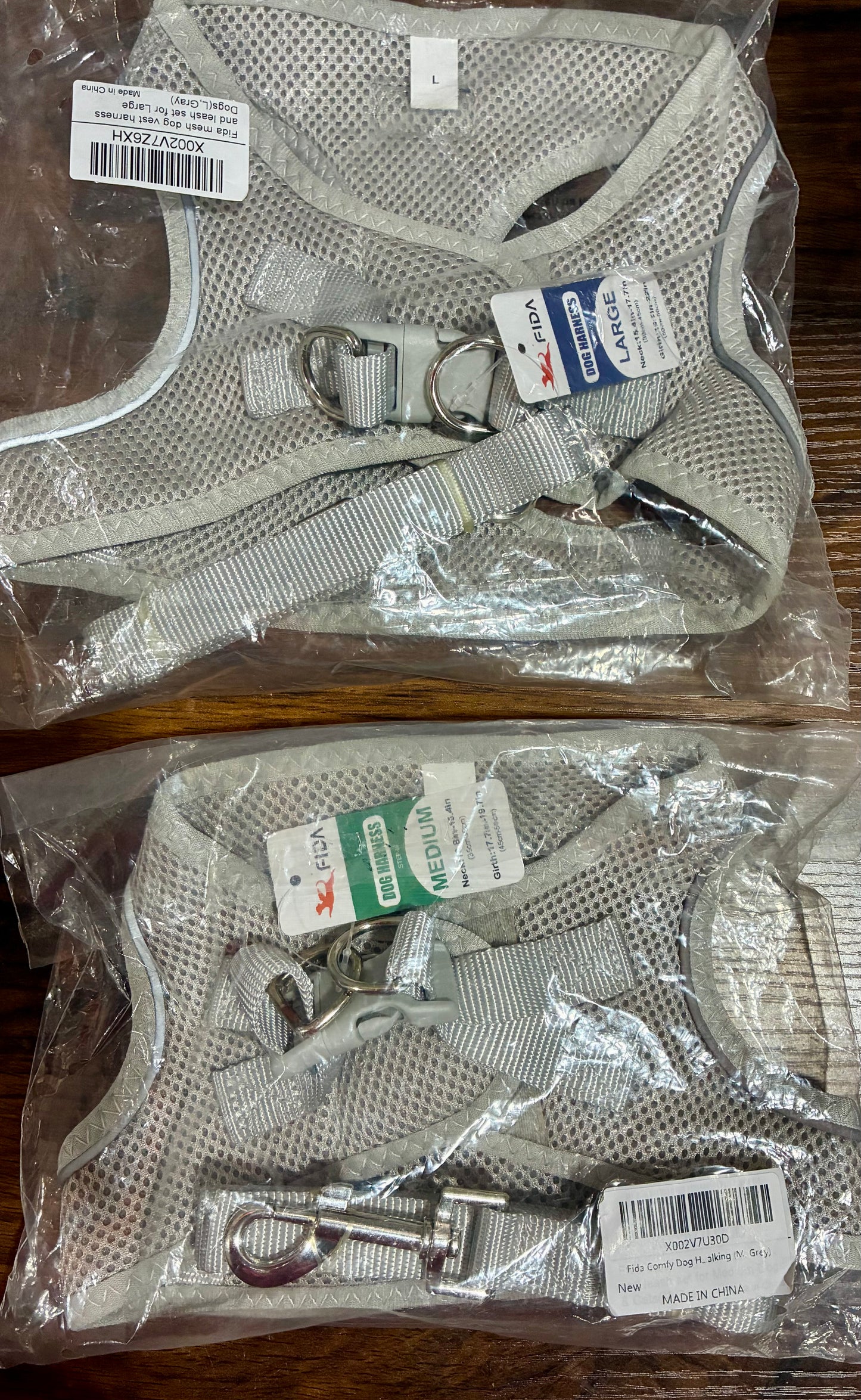 FIDA Comfy Soft Mesh  Dog Harness & Leash Set
