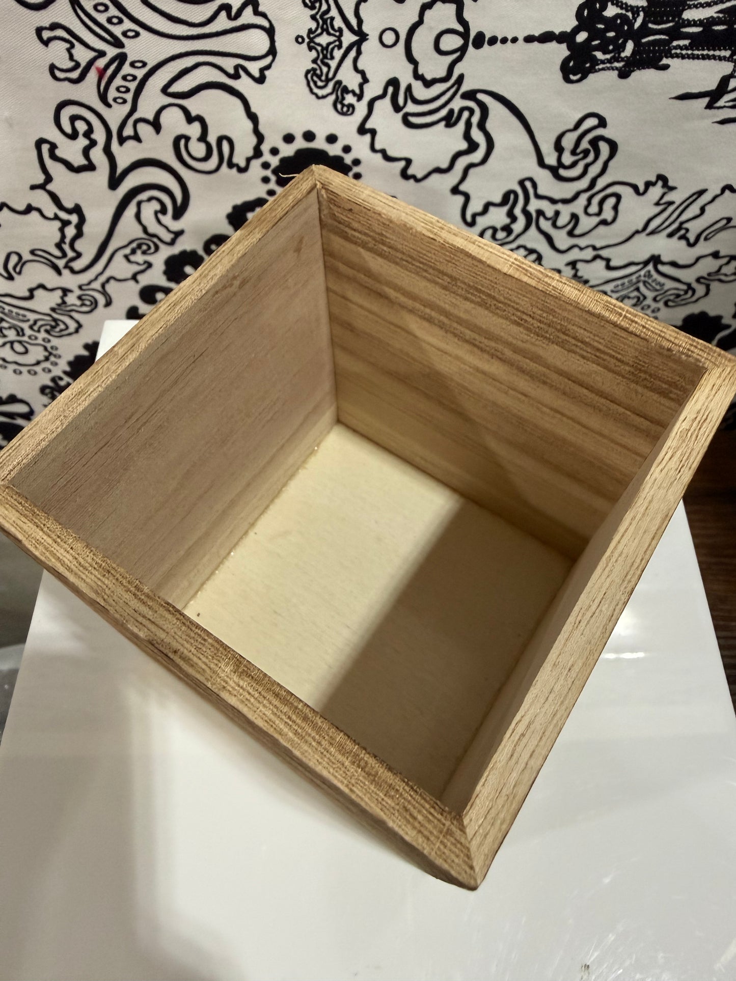 4" Wooden Cube