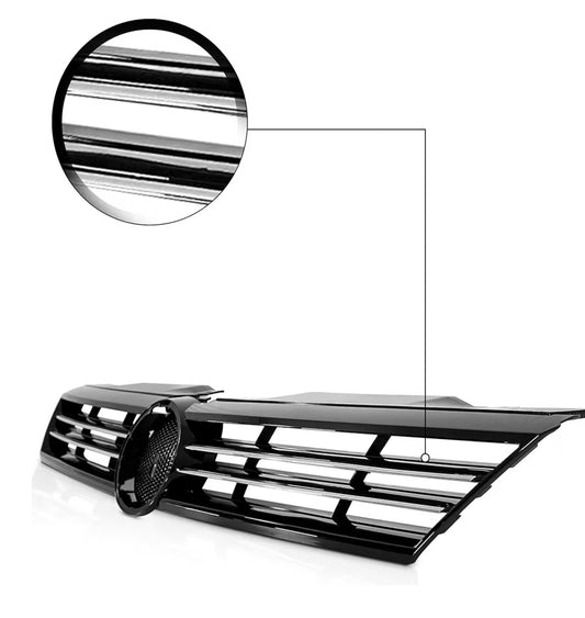 UPPER FRONT GRILLE MESH BLACK /CHROME VOLKSWAGON 2011-2014