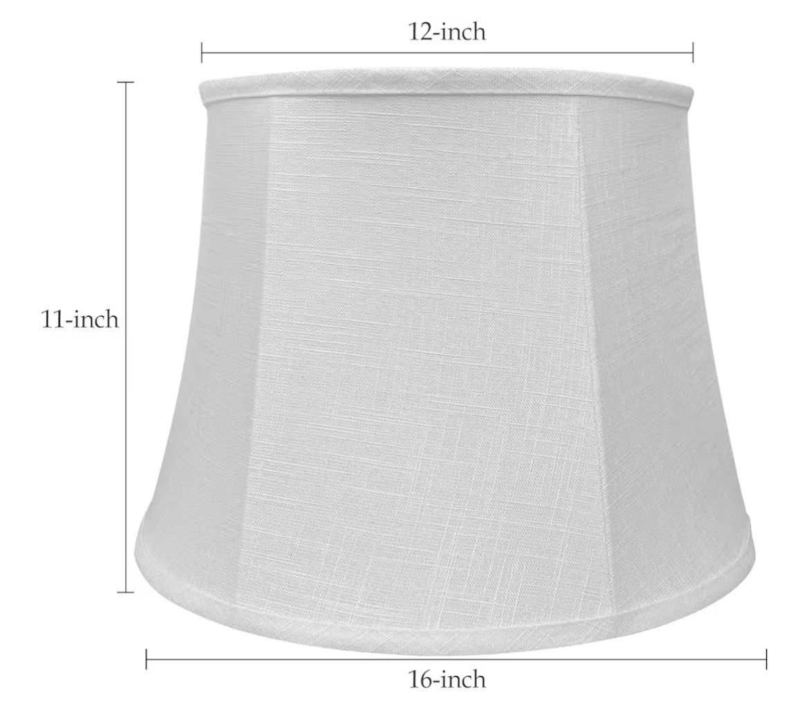 LARGE DRUM LAMP SHADE TOOTOO STAR 12x 16x 11