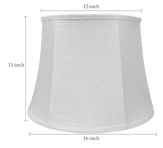 LARGE DRUM LAMP SHADE TOOTOO STAR 12x 16x 11