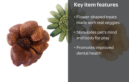 Flower Garden Natural Chews 3 Pack for Small Animals