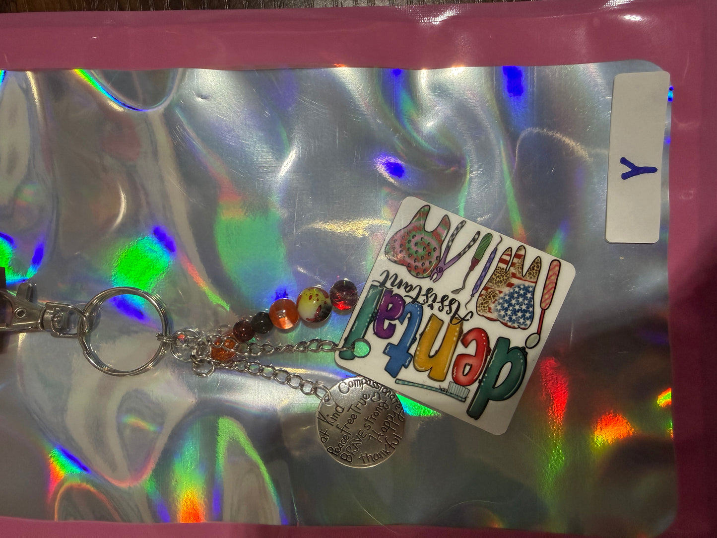 Sublimated Keychain