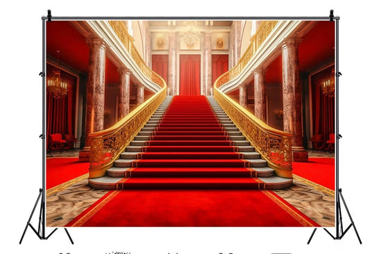 PALACE BACKDROP GOLDEN CASTLE INTERIOR 7X5