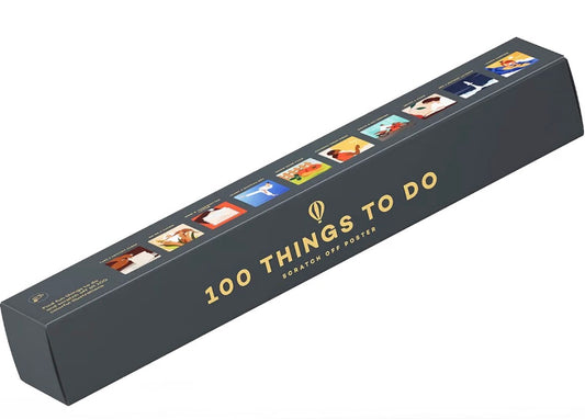100 Things to Do Scratch Off Poster - Inspiration for Fun and Meaningful Activities