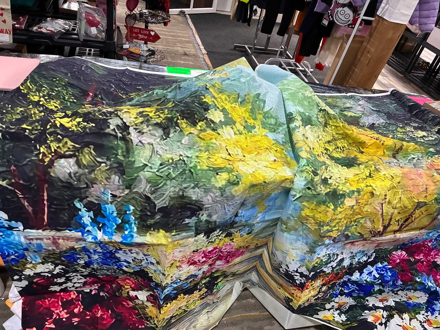 10x 6.5 FLORAL BACKDROP