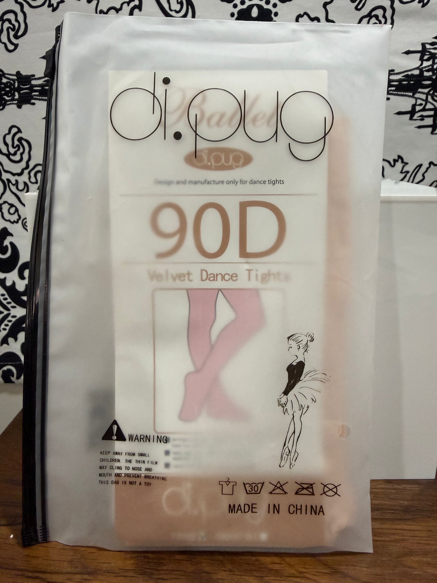 Toddler Velvet Dance Tights