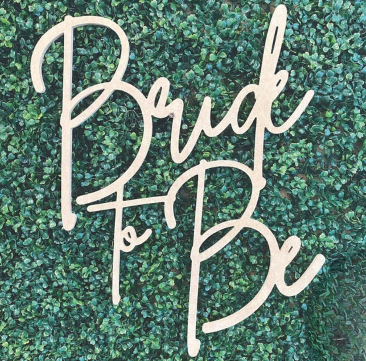 Bride to Be Sign