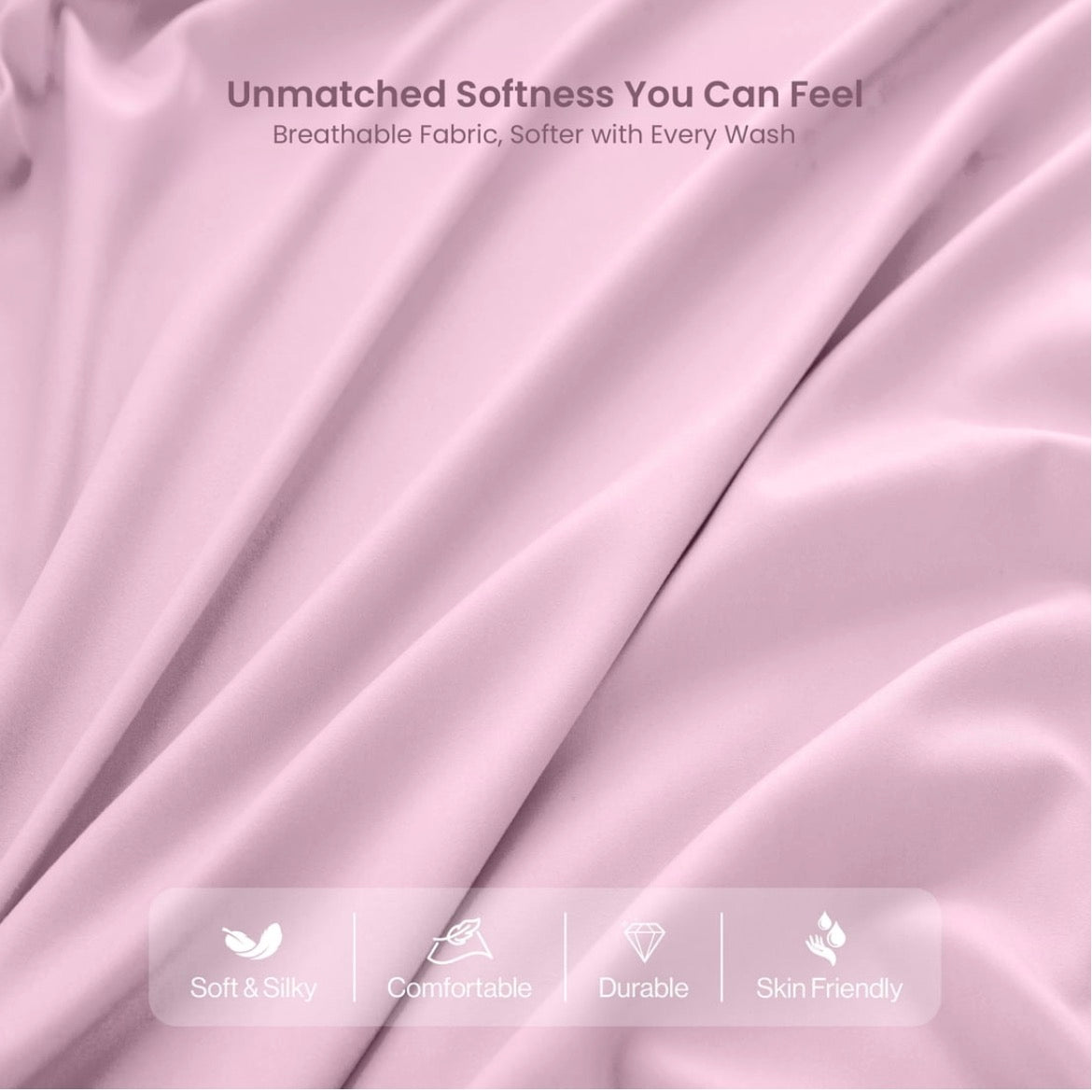 Lux Decor Collection - 4 Pc King Bed Sheets Set -