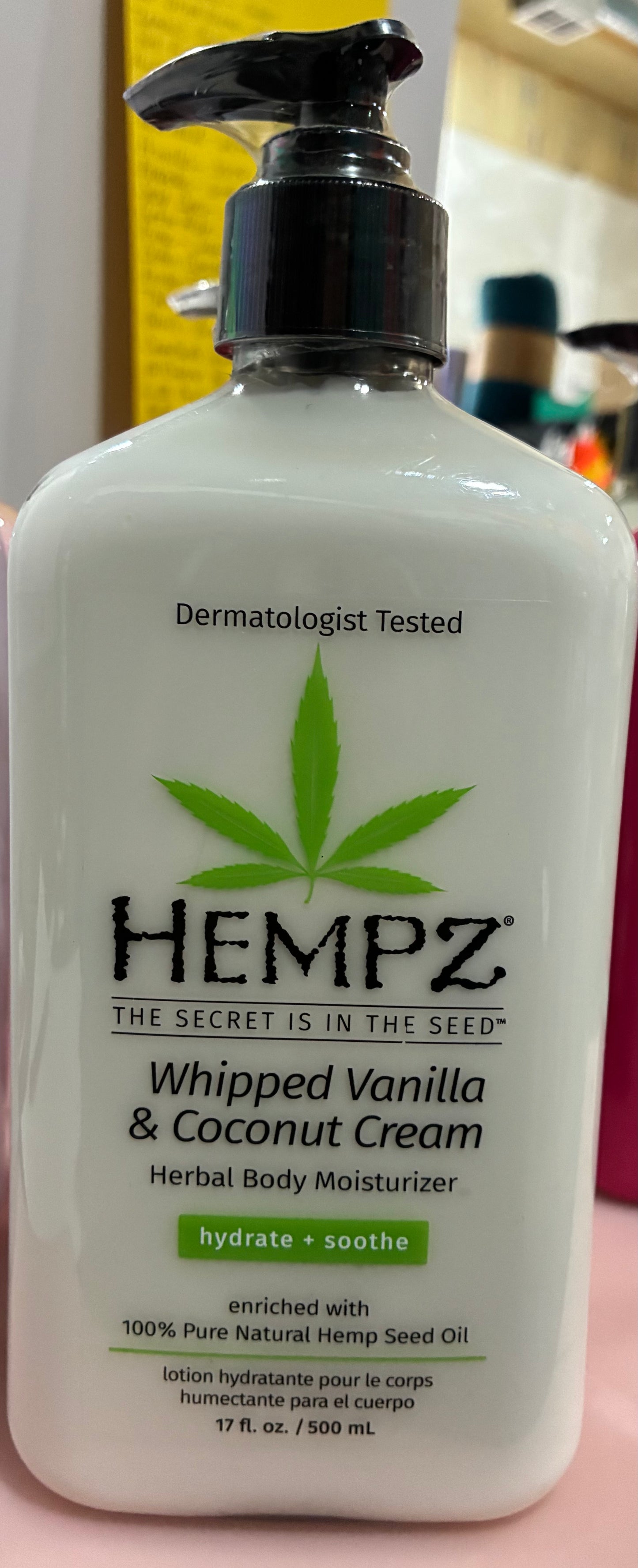 HEMPZ Body Moisturizer with 100% Natural hemp Seed Oil