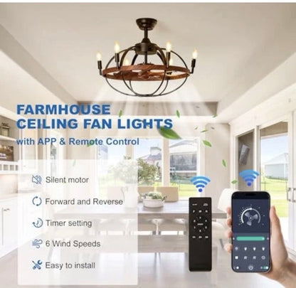 Farmhouse Ceiling Fan