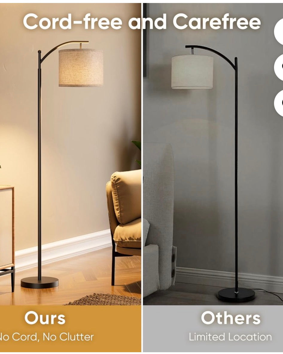 DIMMABLE CORDLESS STANDING LAMP W/REMOTE