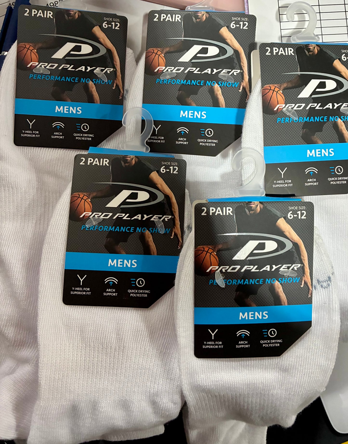 PRO PLAYER MENS NO SHOW 2 PKS