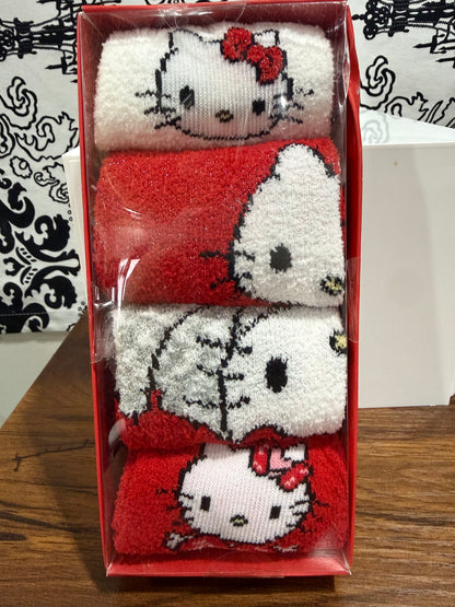 Hello Kitty Fuzzy Socks