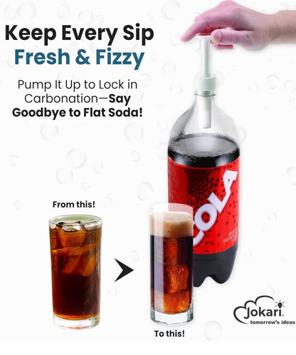 JOKARI PRESSURIZING FIZZ PUMP CAP FOR SODA