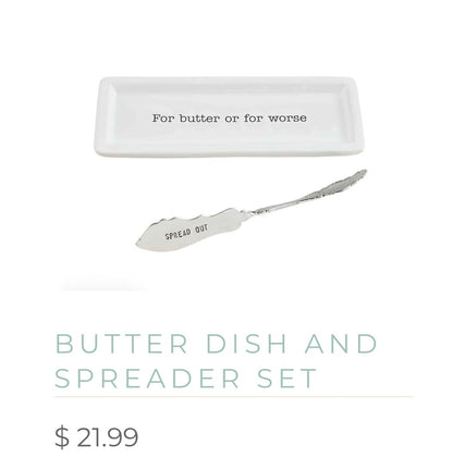 BUTTER AND GRAVY SERVING SET