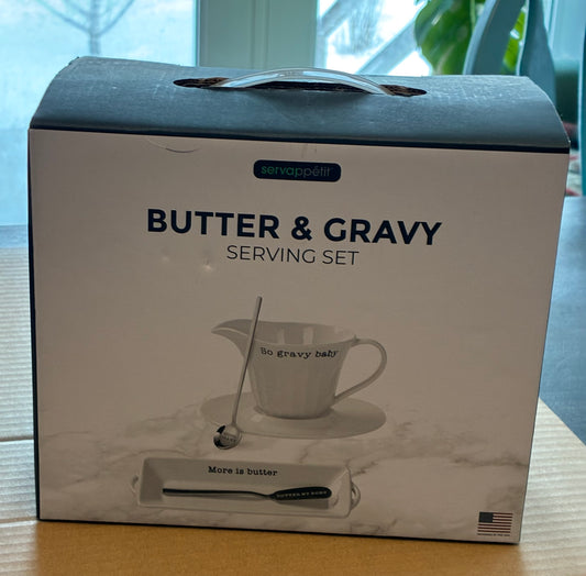 BUTTER AND GRAVY SERVING SET