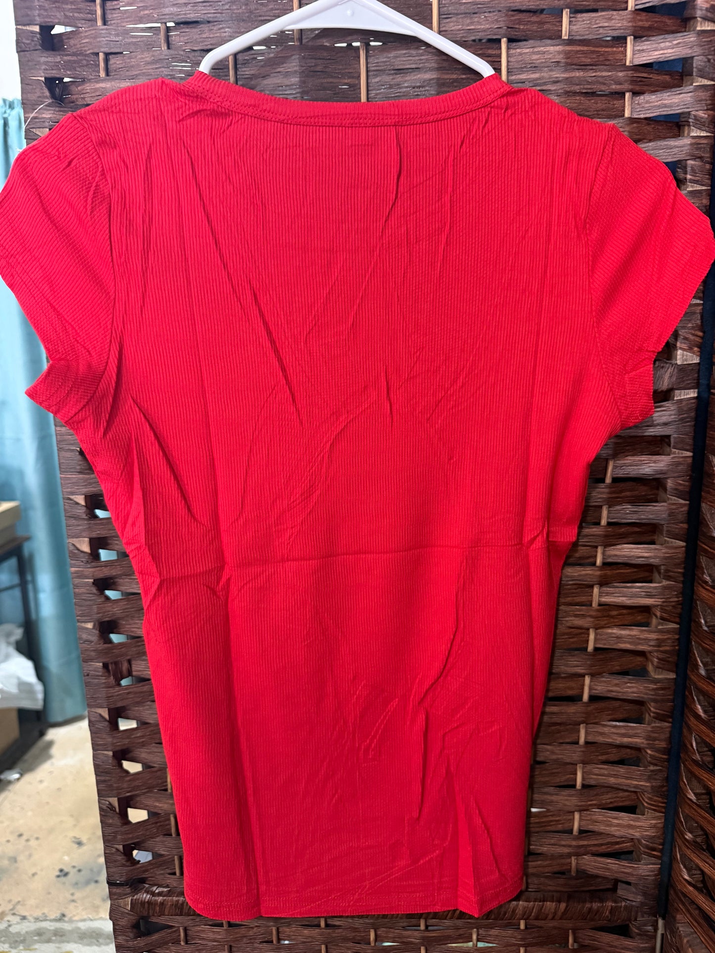 Ribbed Short Sleeve Tee
