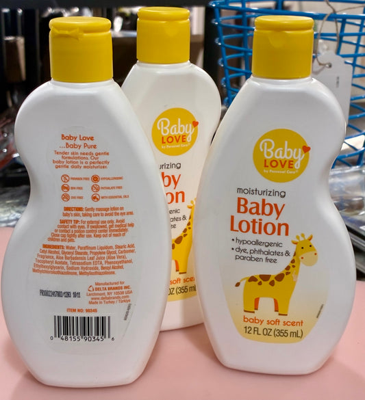 BABY LOVE BABY LOTION 12 OZ
