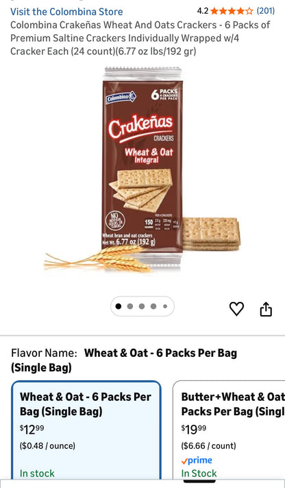 Hearty Premium Crackers: 6 PKS