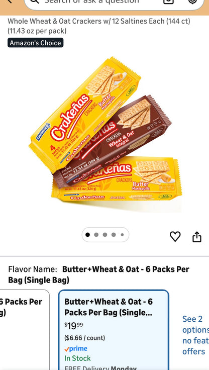 Hearty Premium Crackers: 6 PKS