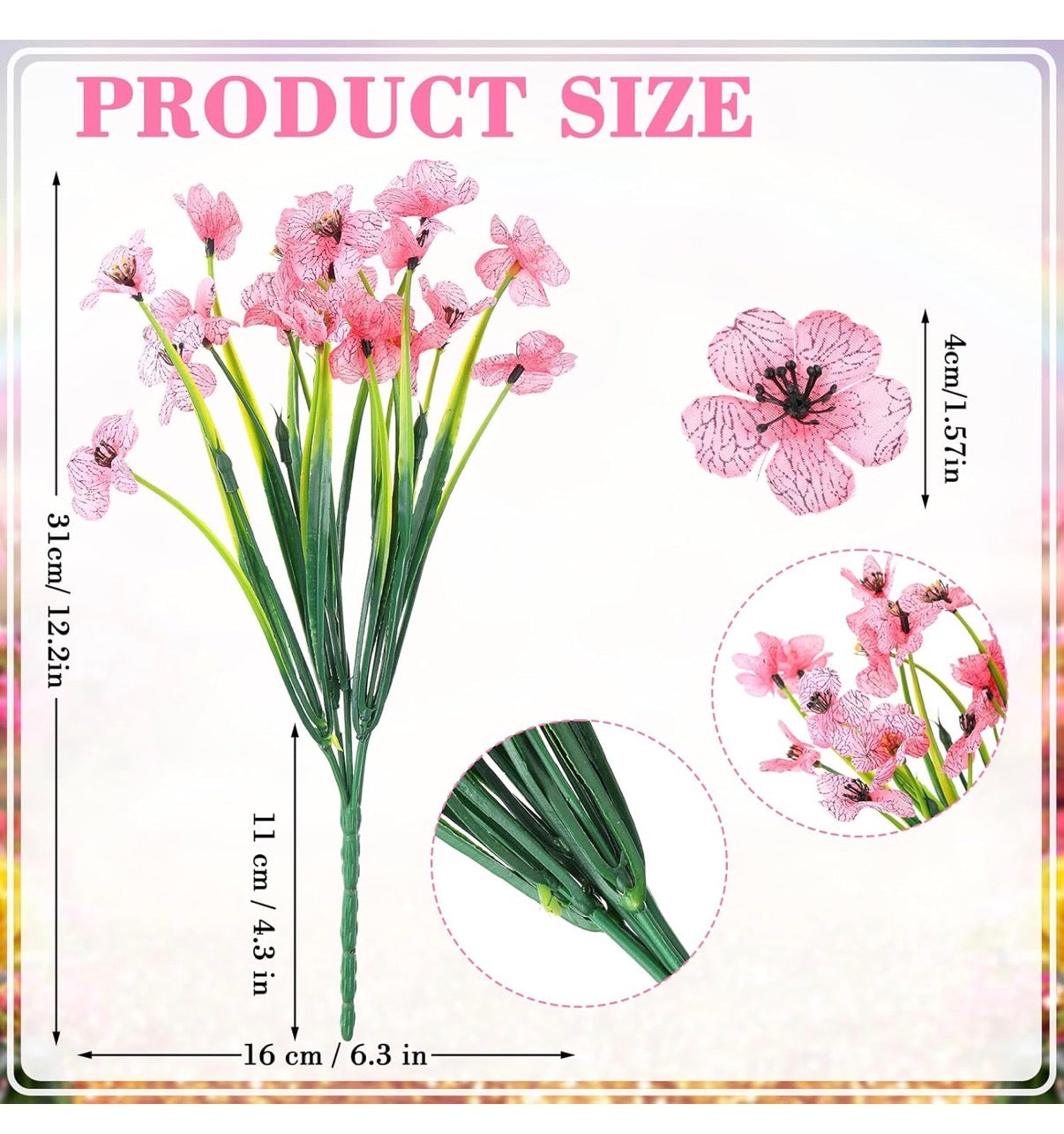 Pink Artificial Flowers