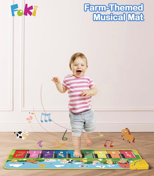 FOKI  MUSICAL PLAY MAT.  39''X 14''