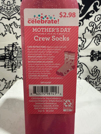 Mother's Day Crew Socks