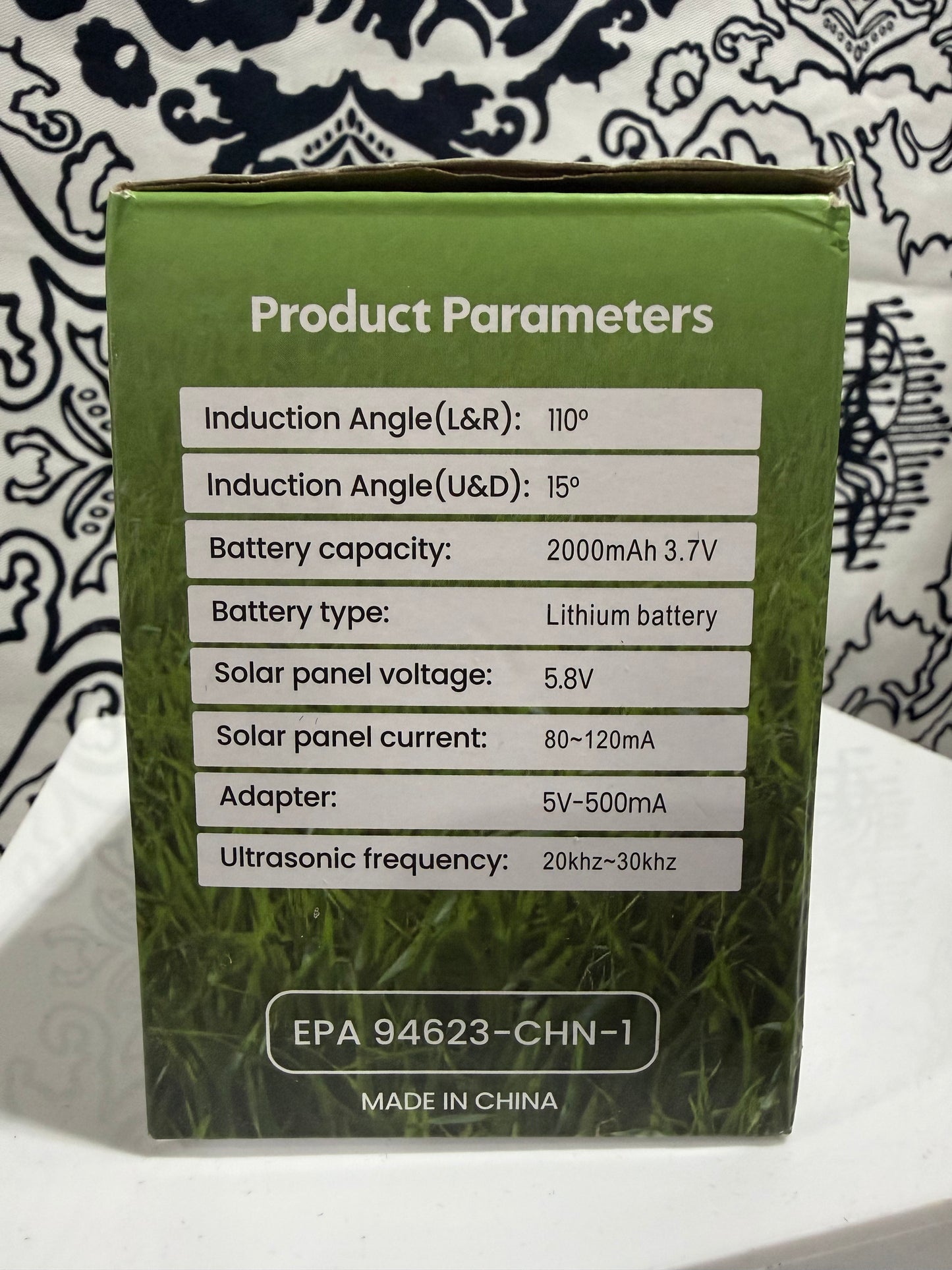 Solar Ultrasonic Animal Repellent