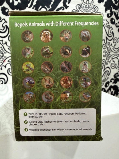 Solar Ultrasonic Animal Repellent