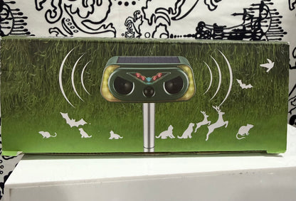 Solar Ultrasonic Animal Repellent