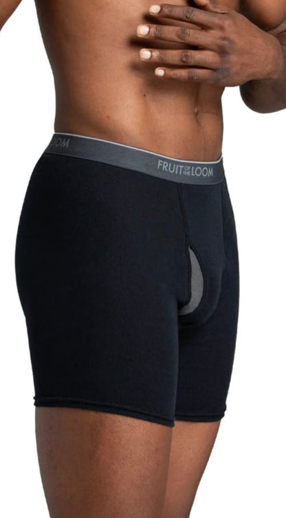 Fruit of the Loom Men's CoolZone Boxer Briefs, Moisture-Wicking, Mesh Fly, No Ride Up, Multipack SZ MED