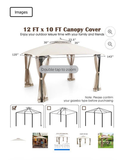 Gazebo Replacement Cover