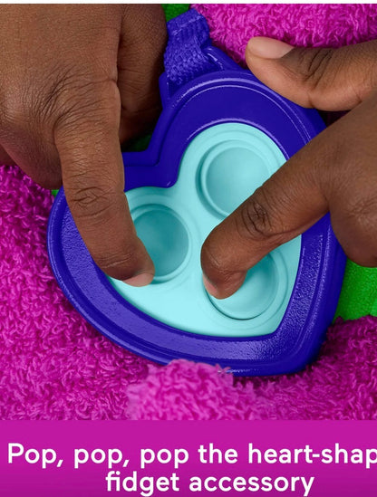 FP BARNEY'S WORLD SENSORY PLUSH W/FIDGET