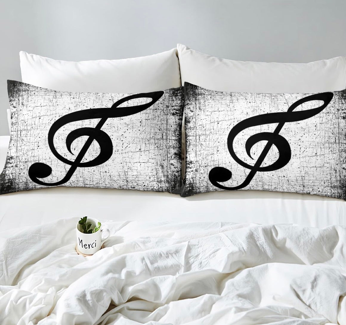 Feelyou Music Bedding Set Full Size 4 pc
