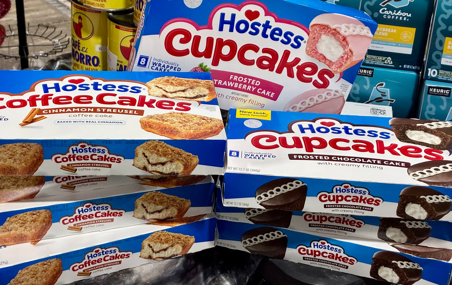 HOSTESS CUPCAKES/COFFEE CAKES