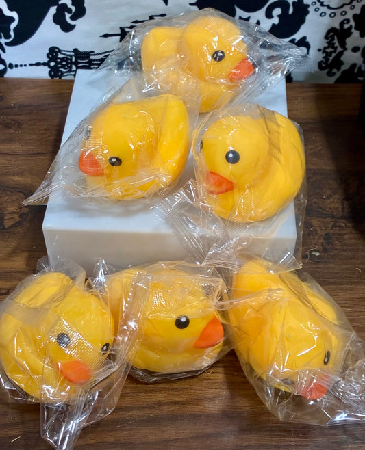 Yellow Squishy Crunchy Ducks