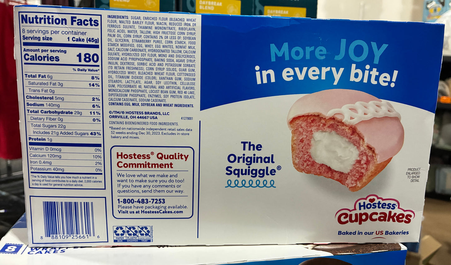 HOSTESS CUPCAKES/COFFEE CAKES