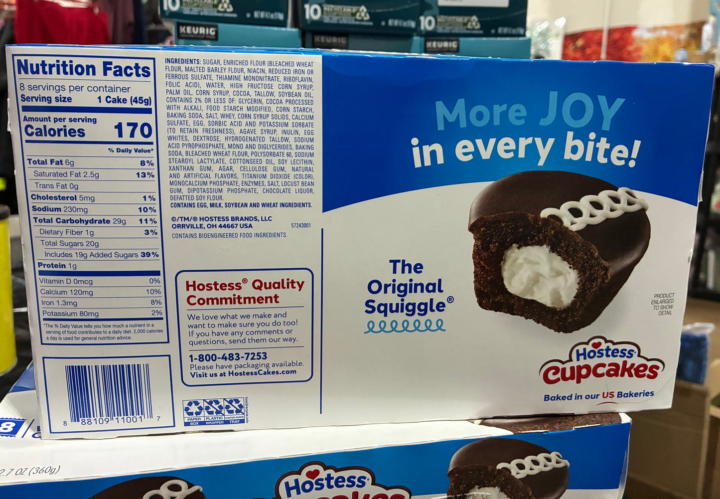 HOSTESS CUPCAKES/COFFEE CAKES