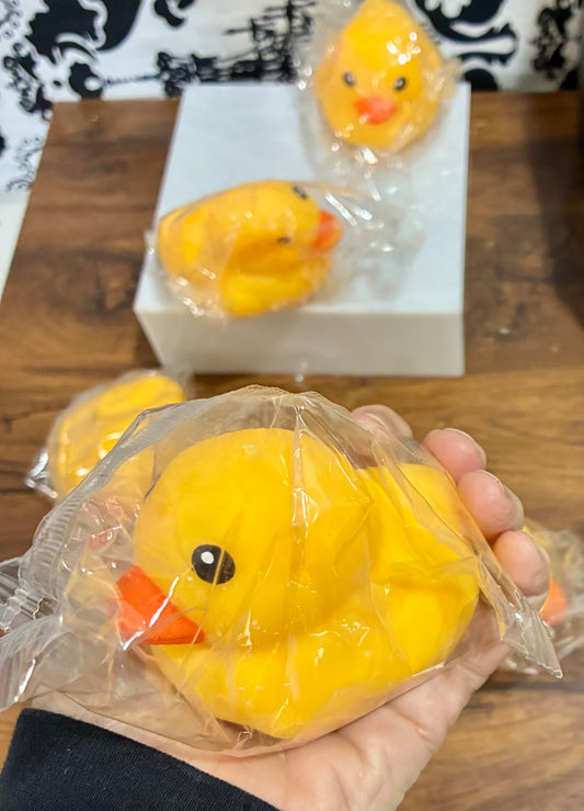 Yellow Squishy Crunchy Ducks