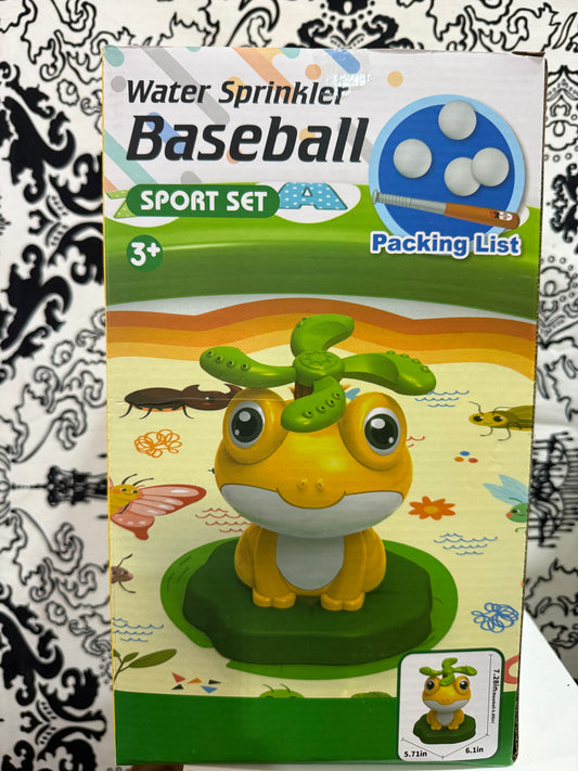 Water Sprinkler Baseball Sport Set