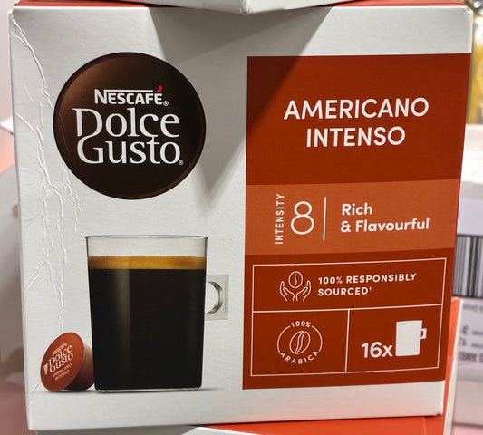 Nescafe Dolce Gusto Americano Intenso box 16 Coffee Pods
