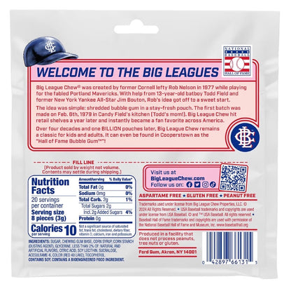 Big League Chew Longhorns Original - Chewing Bubble Gum Pack