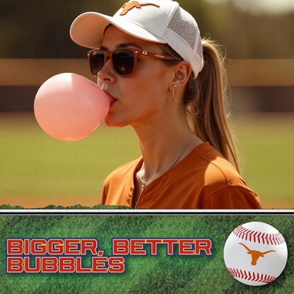 Big League Chew Longhorns Original - Chewing Bubble Gum Pack