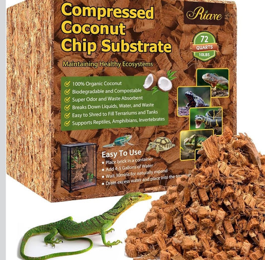 COMPRESSED COCONUT CHIP SUBSTRATE